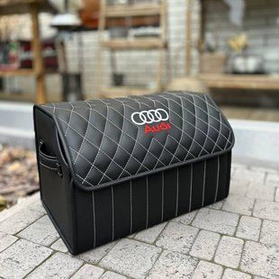 Органайзер в багажник авто Premium Timeless с логотипом Audi, размер М 50 см, черный 000006530 фото
