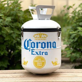 Балон-бар, белый, Corona, подарок мужу, парню, отцу 200040939 фото