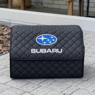 Органайзер в багажник с вышивкой Subaru, черный, 50 см, автомобильный органайзер в авто 000005258 фото
