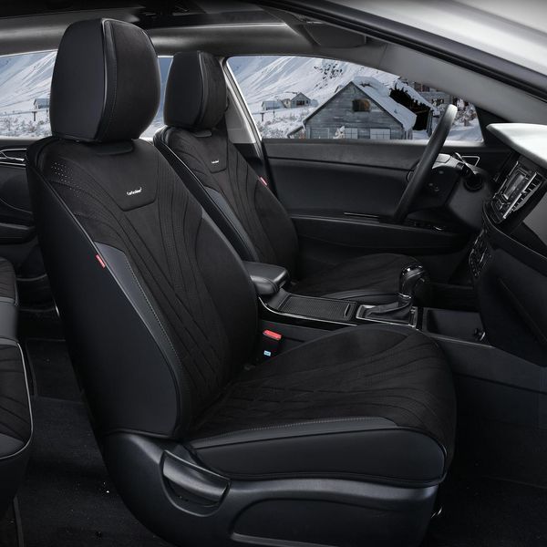 Авточехлы на сиденья CONSUL, CarFashion, комплект, черный 000007509 фото