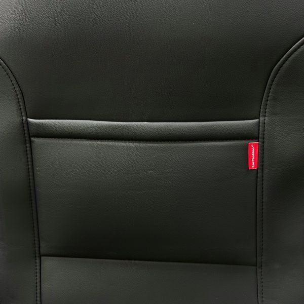Авточехлы на сиденья CONSUL, CarFashion, комплект, черный 000007509 фото