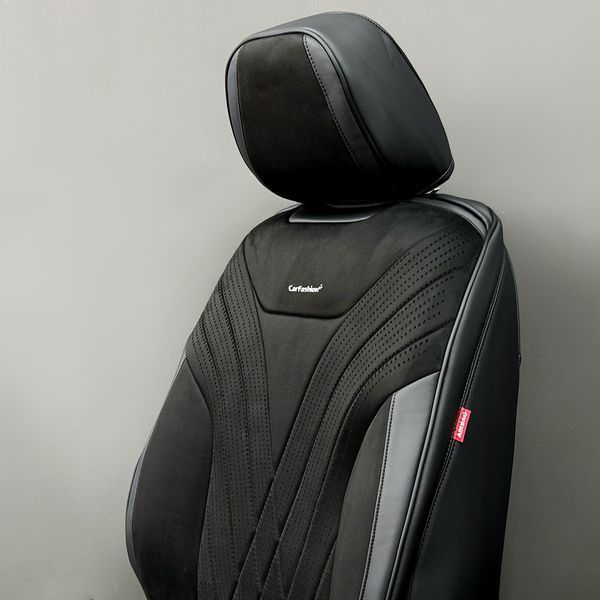 Авточехлы на сиденья CONSUL, CarFashion, комплект, черный 000007509 фото