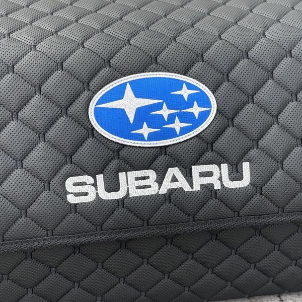 Органайзер в багажник з вишивкою Subaru, чорний, 50 см, автомобільний органайзер в авто 000005258 фото