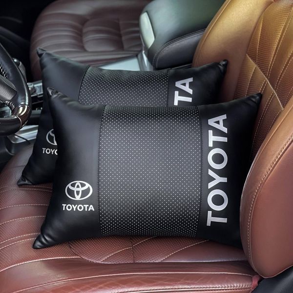 Подушка в машину під спину TOYOTA (Тойота), чорний, 1 шт ORTS-TOYOTA-BLK фото