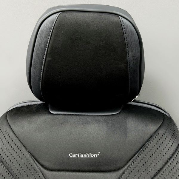 Авточехлы на сиденья CONSUL, CarFashion, комплект, черный 000007509 фото