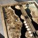Нарди з натурального дерева та епоксидної смоли, 50х50 см, ручної роботи 000777 фото 9
