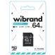 Карта памяти microSDXC (UHS-1) Wibrand 64Gb class 10 для видеорегистраторов, камер наблюдения, смартфонов 200042611 фото 1