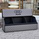 Органайзер в багажник с логотипом Audi из экокожи, серый, 80 см, складной органайзер в багажник 000005284 фото 1