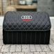 Органайзер в багажник авто Premium Timeless з логотипом Audi, розмір М 50 см, чорний 000006530 фото 3