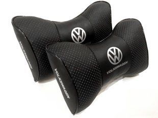 Подушка в машину на подголовник VOLKSWAGEN (Фольцваген), черный, 1 шт ORTG-VOLKSWAGEN-BLK фото