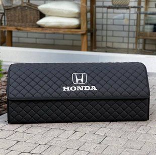 Органайзер в багажник с логотипом Honda из экокожи, черный, 80 см 000005283 фото