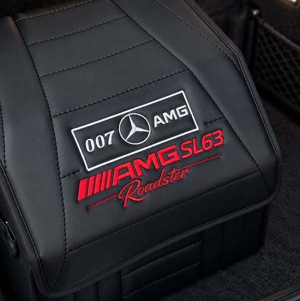 Органайзер в багажник авто Premium Pro Elite з логотипом, магнітна фіксація, розмір S 35 см, помаранчевий 200043211 фото