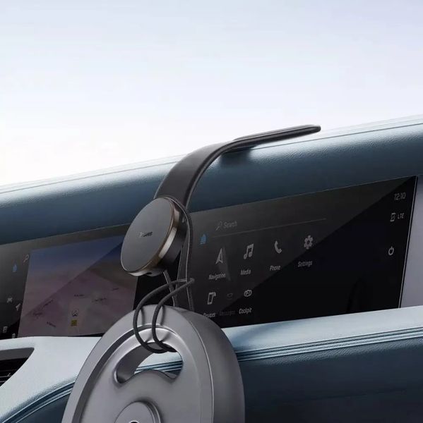 Тримач для телефона в автомобіль MagSafe Baseus C02 Pro Magnetic Wireless Charging C40156000111-00 фото