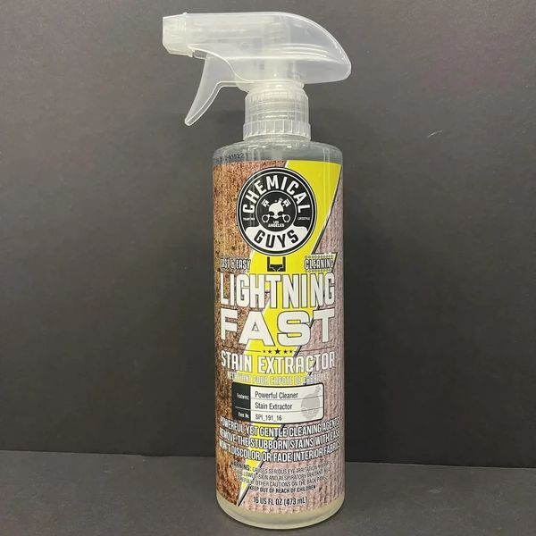 Очиститель и пятновыводитель с ковровых и обивочных покрытий Lightning fast stain extractor for, Chemical Guys, 473 мл SPI191_16 фото