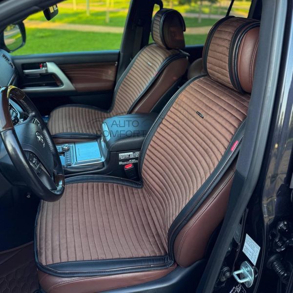 Накидки на сидіння IMPERIAL, AUTO COMFORT, передній ряд, коричневий 200004096 фото