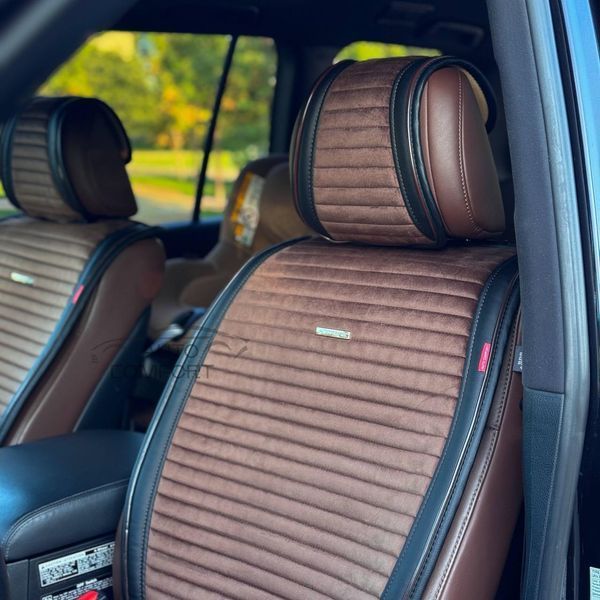 Накидки на сидіння IMPERIAL, AUTO COMFORT, передній ряд, коричневий 200004096 фото