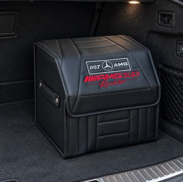 Органайзер в багажник авто Premium Pro Elite з логотипом, магнітна фіксація, розмір S 35 см, помаранчевий 200043211 фото