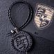 Ароматизатор в машину PORSCHE з темного дерева, подарунок чоловікові AR-PORSCHE-108 фото 2