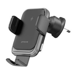 Автомобільний тримач із бездротовим зарядним Proove Nitro Charge 15W чорний 000006833 фото