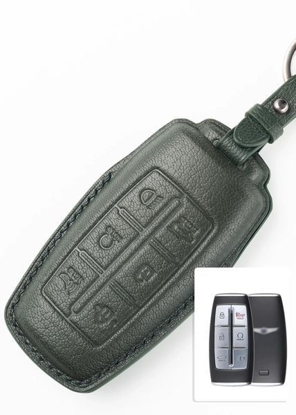 Кожаный чехол для ключа GENESIS TM-3677 TM-3677-GS-33 фото