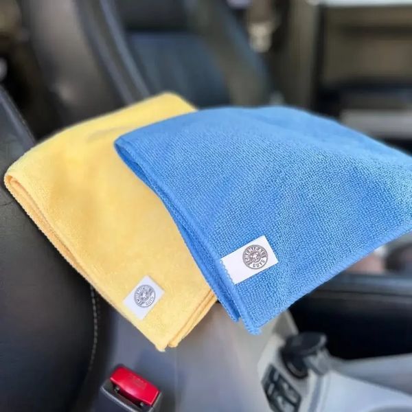 Рушник з мікрофібри, Ultra Fine Microfiber Towel, 40x40 см, жовтий, Chemical Guys MIC103 фото