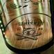 Бочка міні-бар на коліщатках з підсвічуванням, синій перламутр, подарунок командиру, комбату, військовому 00021516 фото 9