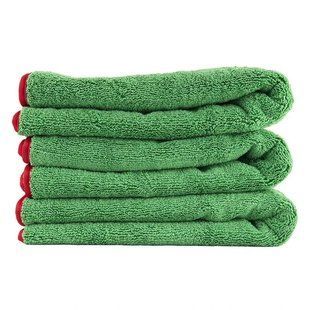 Полотенце из микрофибры, Fluffer Miracle Towel, 60x40 см, 3 шт, зеленое, Chemical Guys MIC995_03 фото