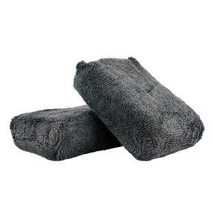 Аппликатор из микрофибры, Premium Grade Workhorse Microfiber Applicator, 2шт, черный, Chemical Guys MIC283_02 фото