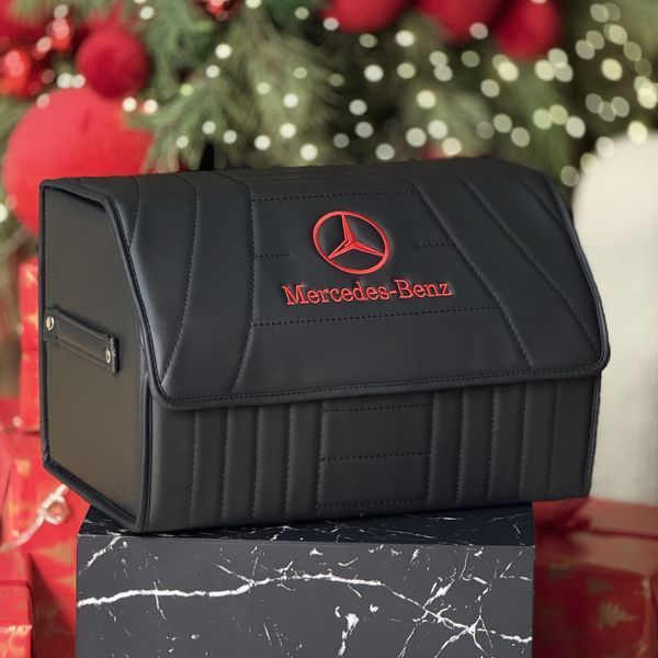 Сумка - органайзер в багажнике на магните Premium Pro Elite с вышивкой логотипа Mercedes, размер М 50 см 200041588 фото
