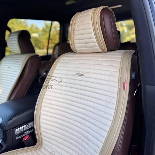 Накидки на сиденья авто IMPERIAL, AUTO COMFORT, комплект, бежевый 200041050 фото