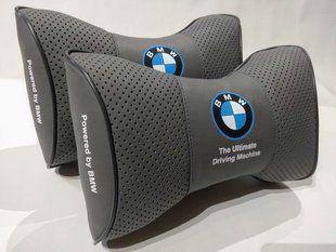 Подушка в машину на подголовник BMW (БМВ) серый, 1 шт ORTG-BMW-GRA фото