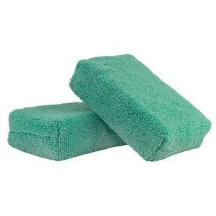 Аппликатор из микрофибры, Premium Grade Workhorse Microfiber Applicator, 2 шт, зеленый, Chemical Guys MIC288_02 фото