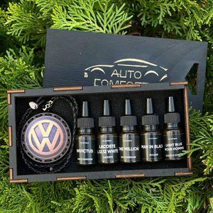 Подарочный набор автомобильных ароматизаторов в машину с фотопечатью Volkswagen 000007399 фото