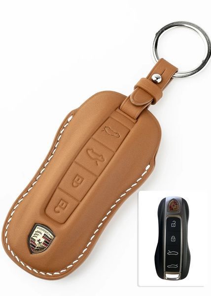 Шкіряний чохол для ключа PORSCHE (Порше) TM-611 TM-611-PR66 фото