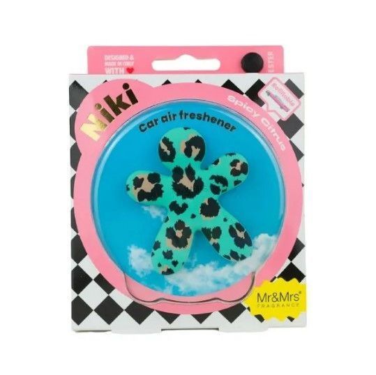 Ароматизатор у машину чоловічок Mr&Mrs Niki Printed Spicy Citrus JNIKIBX030V02 фото
