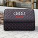 Органайзер в багажник с вышивкой Audi, черный с красной ниткой, 50 см, автомобильный органайзер в авто 000006098 фото 1