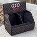 Органайзер в багажник с вышивкой Audi, черный с красной ниткой, 50 см, автомобильный органайзер в авто 000006098 фото 5