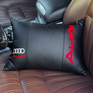 Подушка в машину под спину AUDI (Ауди), черный, 1 шт ORTS-AUDI-BLK фото