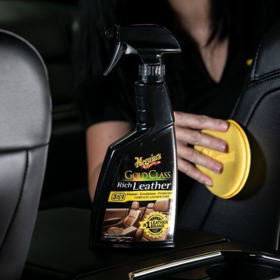 Спрей для ухода за кожаным салоном, Gold Class Rich Leather, Meguiar's, 450 мл G10916 фото