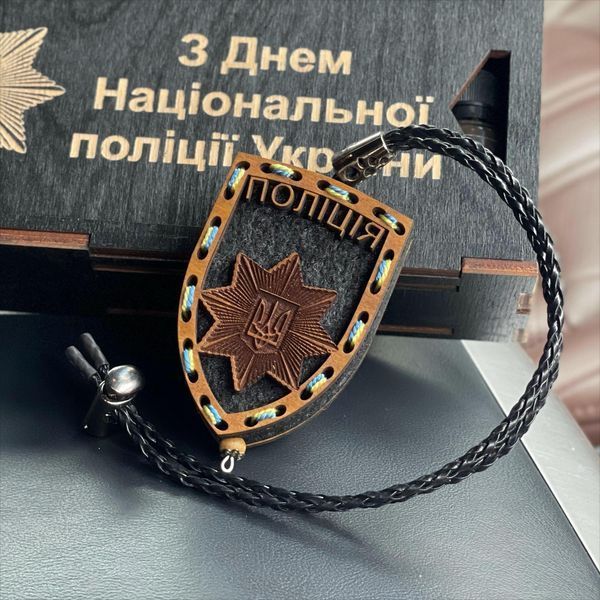 Подарочный набор автомобильный ароматизатор в машину Национальная полиция Украины 00022260 фото