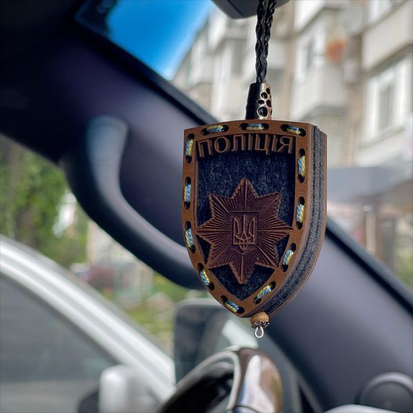 Подарочный набор автомобильный ароматизатор в машину Национальная полиция Украины 00022260 фото