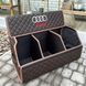Органайзер в багажник с вышивкой Audi, коричневый, 65 см, автомобильный органайзер в авто 000006766 фото 4