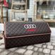 Органайзер в багажник с вышивкой Audi, коричневый, 65 см, автомобильный органайзер в авто 000006766 фото 2