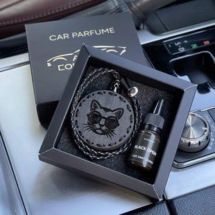 Ароматизатор в машину КОТИК з темного дерева AR-CAT-222 фото