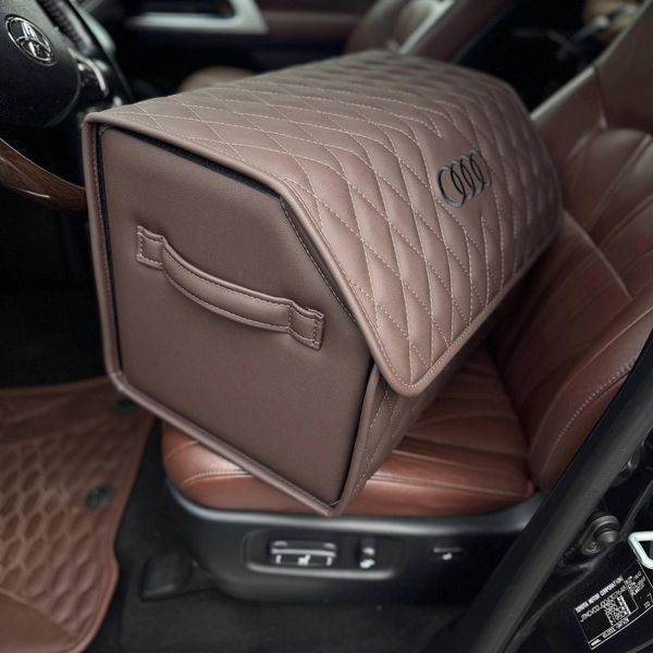 Автомобільний органайзер в багажник Premium Diamond з логотипом Audi, розмір М 50 см 00021124 фото