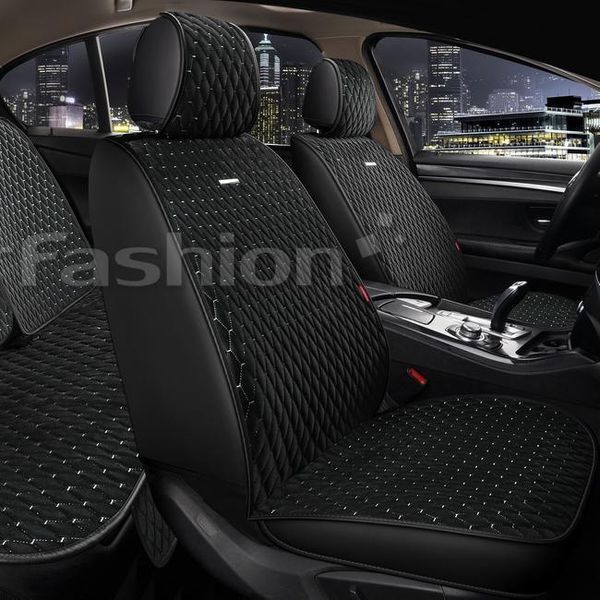 Чехлы на сиденья RUBIN, CarFashion, комплект, черный/серый RUBIN-22698 фото