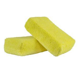 Аппликатор из микрофибры, Premium Grade Workhorse Microfiber Applicator, 2 шт, желтый, Chemical Guys MIC299_02 фото
