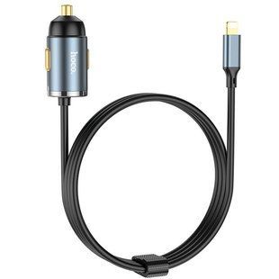 Адаптер автомобильный Hoco Lightning Cable Car charger NZ7 | 1USB, 20W/3A, PD/QC| 6931474767158 фото