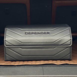 Сумка - органайзер в багажник Premium Noble з вишивкою логотипу Land Rover Defender, магнітна фіксація, розмір L 65 см 200042392 фото