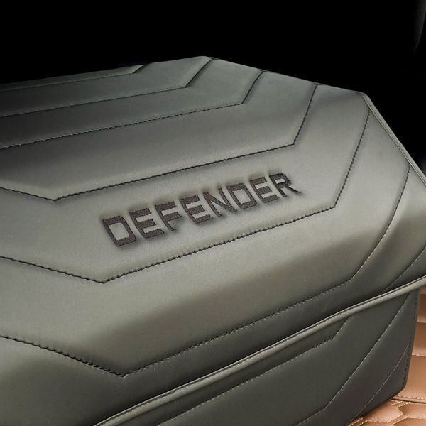 Сумка - органайзер в багажник Premium Noble с вышивкой логотипа Land Rover Defender, магнитная фиксация, размер L 65 см 200042392 фото